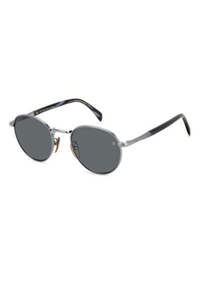 David Beckham Unisex Bi Color-mavi Organik (UV) Cam Çelik Kapalı Çerçeve Oval...