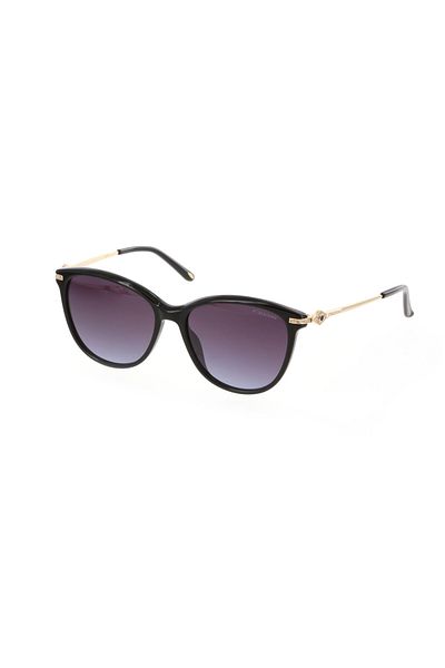 Osse Women's Black-Purple Organic (Uv) Glass Steel Closed Frame Design Sunglasses Os3523 C1 56-16
