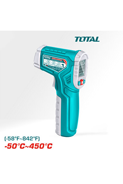 TOTAL Infrared Thermometer - Non-contact Digital Laser, High Accuracy, Wide Range