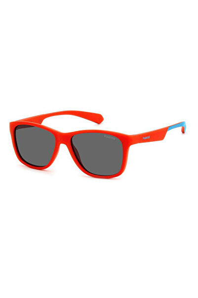 Polaroid Unisex Orange-Smoked Organic Polarized (Uv) Glass Bone Closed Frame ...