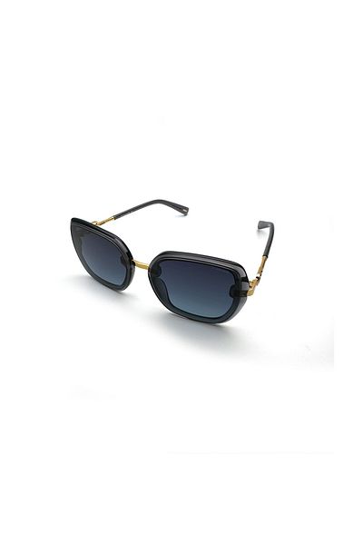 Osse Women's Bi Color-Blue Glass Bone Closed Frame Rectangular Sunglasses Os3412 02 57-17