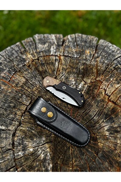 ÖZKRİSTAL Çift Renk Katlanır Kamp Bıçağı