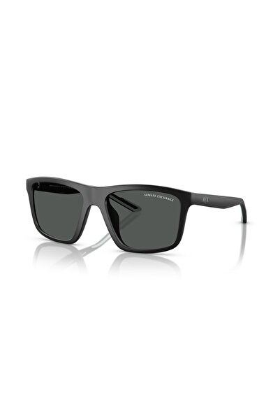 Armani Exchange Men's Black-Smoked Organic Sunglasses - Glass Bone Closed, Cu...