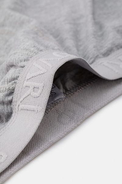SÜVARİ Süvari 3 Pieces Close-Fitting Cotton Gray Men's Boxers