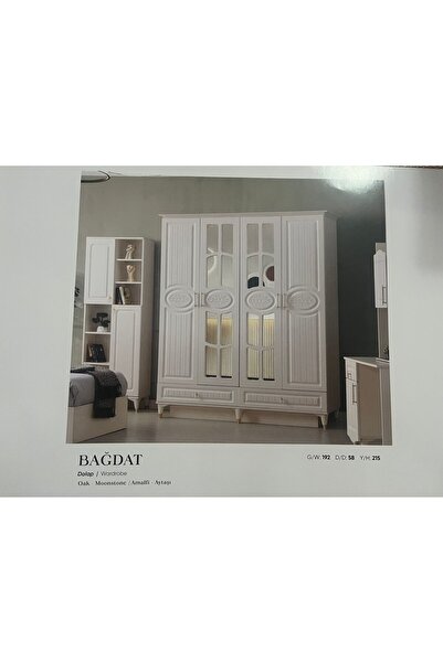 AYDINEV BAĞDAT MDF 4 KAPILI DOLAP