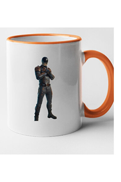 OEM Cană personalizată cu mâner portocaliu Fortnite - Bloodsport, INOVATIX®. ...