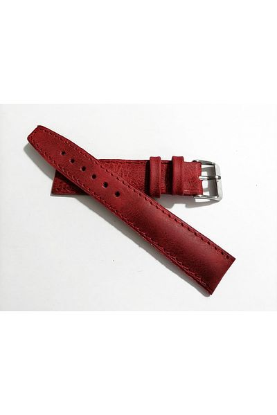 FADO 18mm Genuine Calfskin Leather Suitable for Any Watch (267) Red