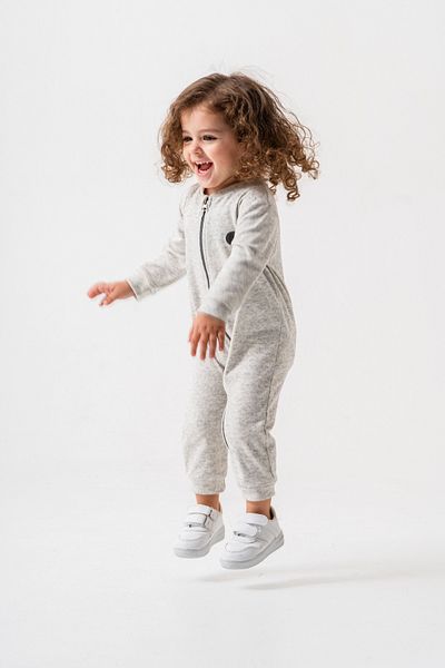 Joviel Baby Jumpsuit Melange Patterned Fabric 6 Months - 24 Months