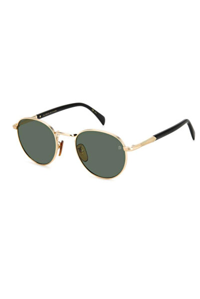 David Beckham Unisex Altın-yeşil Mineral Cam Çelik Kapalı Çerçeve Oval - Yuva...