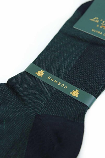 La Pescara Зелений - Синій Ultra 12-пачка розкішних бамбукових чоловічих шкарпеток CRP397