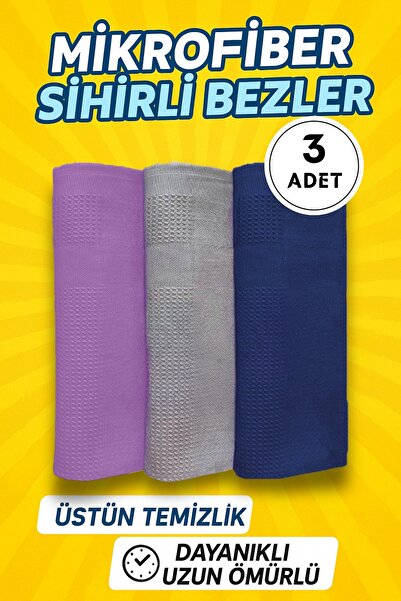 Karase Mikrofiber Sihirli Bez, Büyük Boy 35x60cm | 3 Adet |, Alman Bezi, Itha...