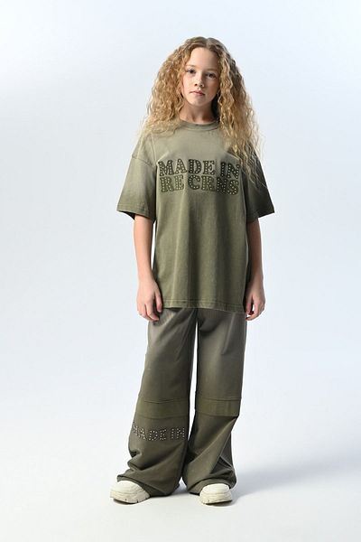 HAUSEkids 9-15 Made in Recrns Girl's Suit-Khaki