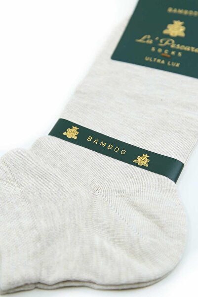 La Pescara Latte Plain Ultra Luxury 12 τεμαχίων Bamboo Half ανδρικές κάλτσες CRP341