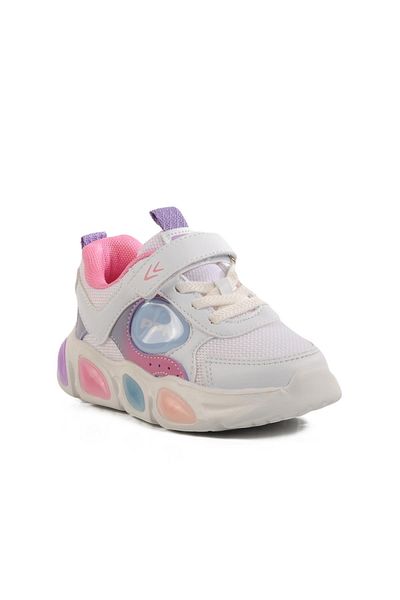 WALKWAY Ppn 1901 P White-Pink Children's Sports Shoes