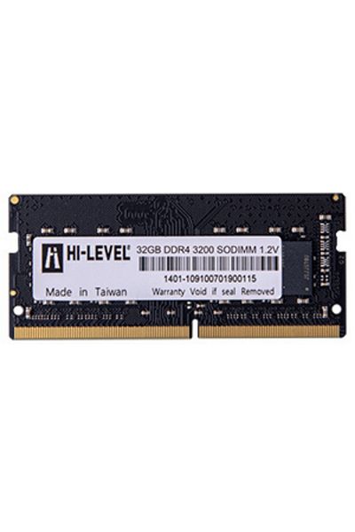 Hi-Level ذاكرة الوصول العشوائي للكمبيوتر المحمول 3200 ميجا هرتز Ddr4 - Hlv-sopc25600d4/32g 1X32GB Cl22