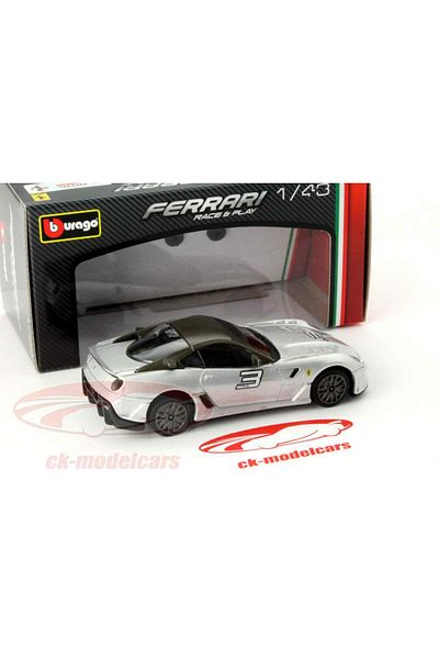 rexa Ferrari 599xx #3 silver 1:43 Bburago