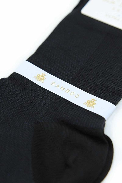 La Pescara Navy Blue Ultra Luxury 12 Pack Bamboo Half Men's Socks Crp385
