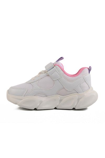 WALKWAY Ppn 1901 P White-Pink Children's Sports Shoes