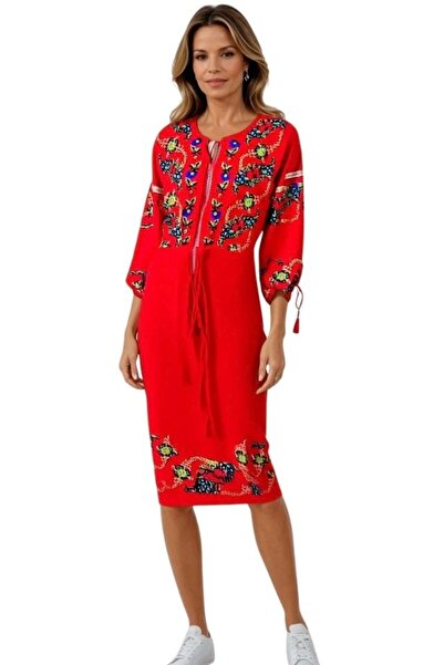 rody's forever Rochie dama casual RC24, rosu