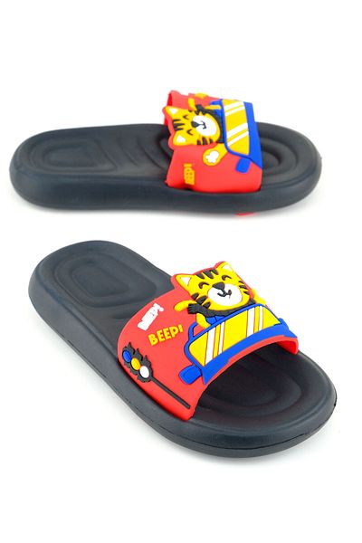 GEZER Summer Boy's Eva Wet Floor Suitable Bathroom Pool Beach Slippers