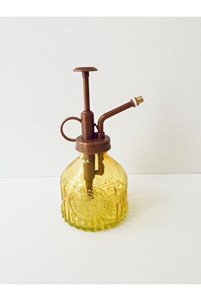 EGEMEN Pump Glass Liquid Soap Dispenser / Yellow