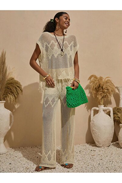hidafashion Ajurlu Tassel Suit