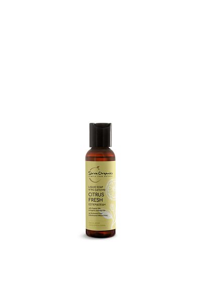 Sirra Organics Citrus Fresh liquid soap with citrus, 60 ml
