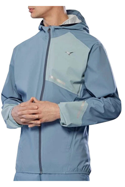 MIZUNO Waterproof 20K Er Jacket Erkek Yağmurluk Gri