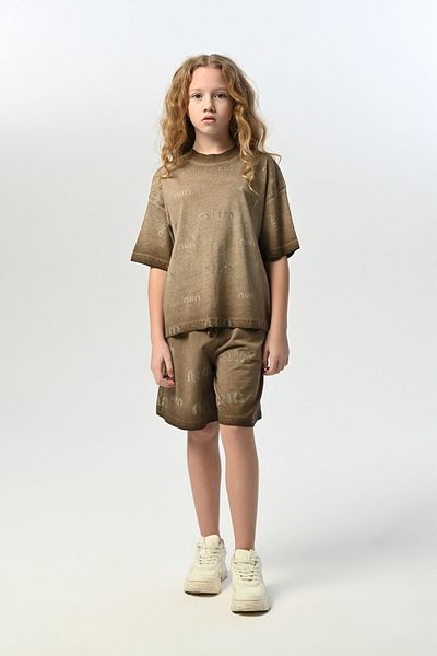 HAUSEkids 9-15 Minua Luna Mussness Girl Suit-Mocca