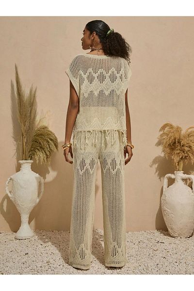 hidafashion Ajurlu Tassel Suit