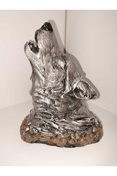 Loop Kördüğüm Kurt Tütsülük Dekoratif Uluyan Kurt (Konik Tütsü Hediyeli)