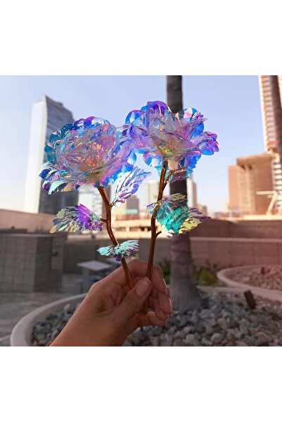 RUZGARCİCEK بائع زهور صناعية من الرياح 10 ورود إنفينيتي