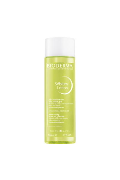 Bioderma لوشن سيبيوم 200 مل - منشط حمض الساليسيليك لتضييق المسام ومضاد للرؤوس...