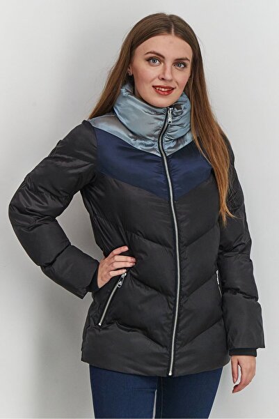 Sam Edelman Women Colorblock Puffer Jacket, Multicolor