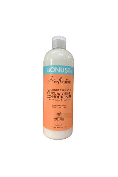 Shea Moisture Coconut & Hibiscus Curl Shine Conditioner - 586 ml