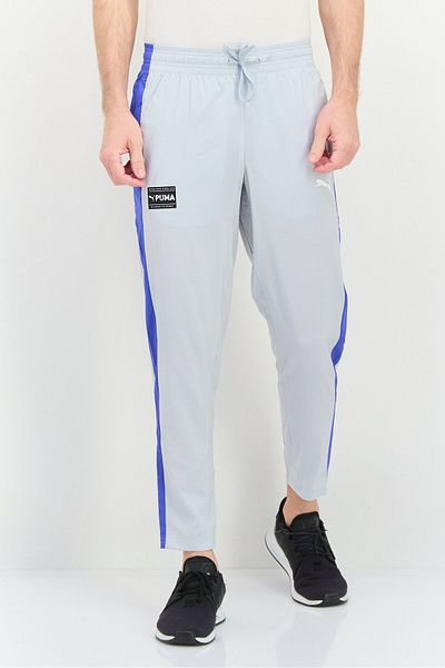 Puma Men Sportswear Fit Brand Logo Training Track Pant, Grey