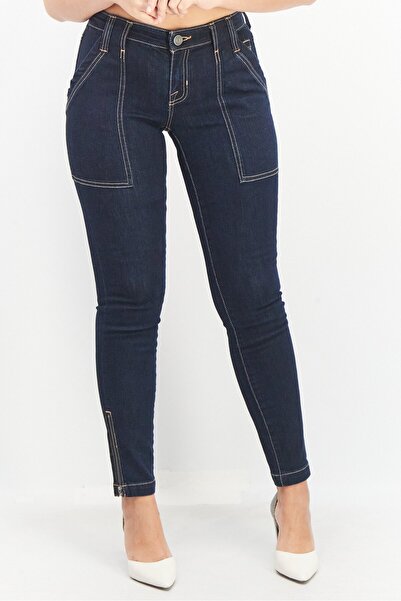 Joie Women Skinny Fit Plain Stretchable Jeans, Navy Blue