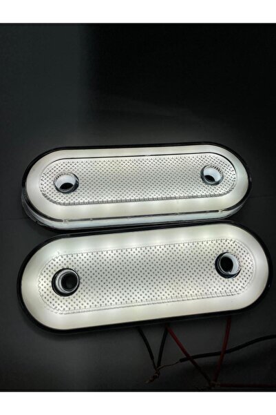 BARLAS OTO LED 20LEDLİ NEON OVAL YAN İŞARET LAMBASI [4ADET] BEYAZ RENK