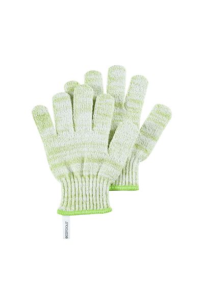 Ecotools Bath & Shower Gloves - green
