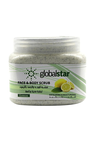 Globalstar جلوبال ستار مقشر الوجه والجسم ليمون - 500 مل