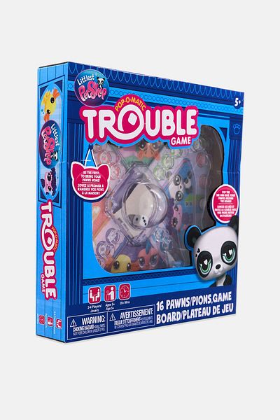 Forever Clever Littlest Pet Shop Pop-o-matic Trouble Game