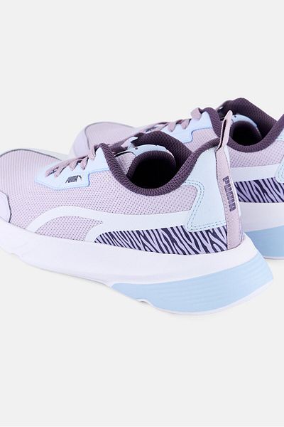 Puma Women Closed Core Progressive Lace Up Running Shoes, Lavender