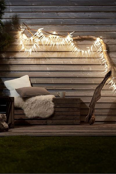 Tchibo Outdoor Light Chain With Led, White