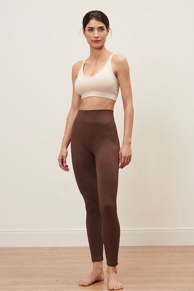 Tchibo Women Textured Pull On Tight, Brown