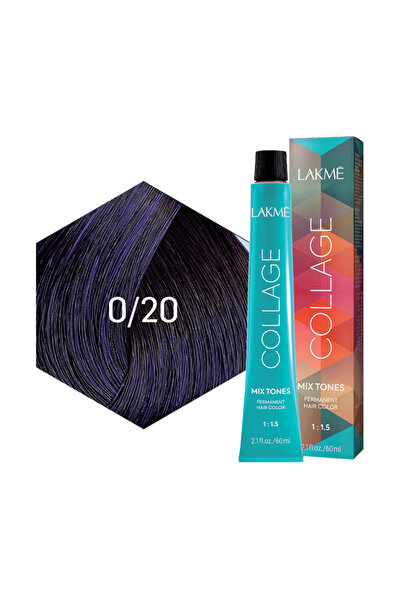 LAKMÉ صبغة شعر كولاج ميكس تون من لاكمي - بنفسجي - 0/20