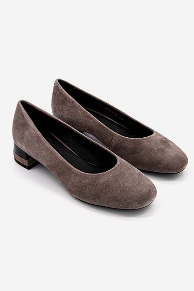 Geox Women Chloo Slip,on Suede Sandals, Grey
