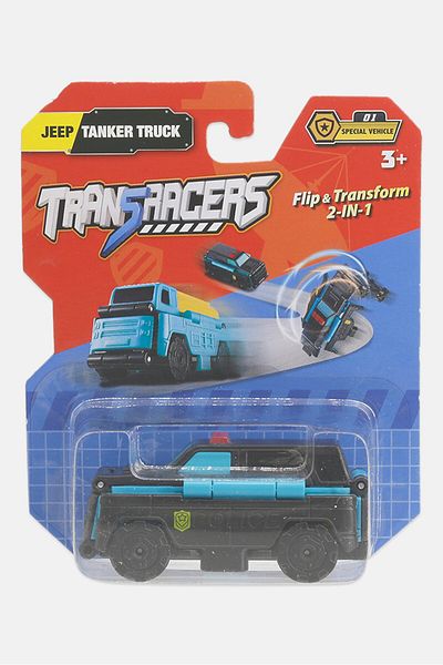 Transracers 2-in-1 Flip Special Vehicle Jeep And Tanker Truck