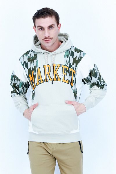 Puma x Market Men Sportswear Fit Brand Logo Training Sweatshirts, Multicolor
