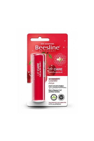 Beesline Shimmer Cherry Lip Care - 4g