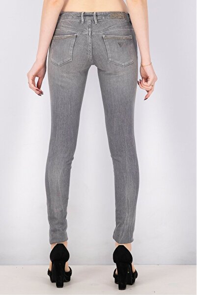 Guess Women Ultra Skinny Low Jegging Pants, Grey